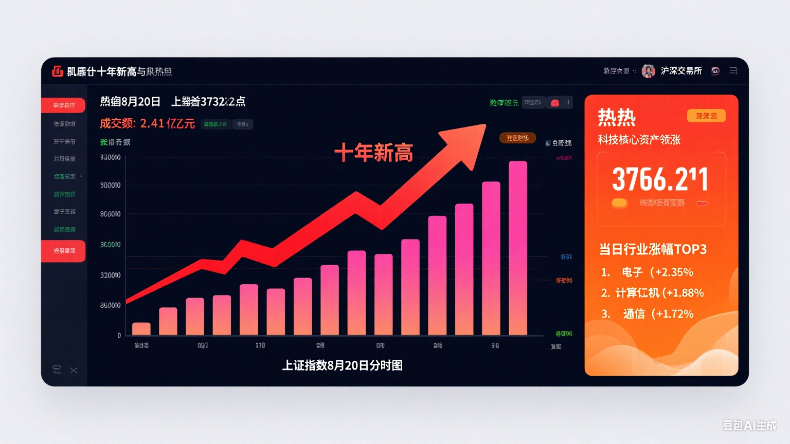 沪指再创十年新高，科技核心资产受追捧，医药行业政策引关注